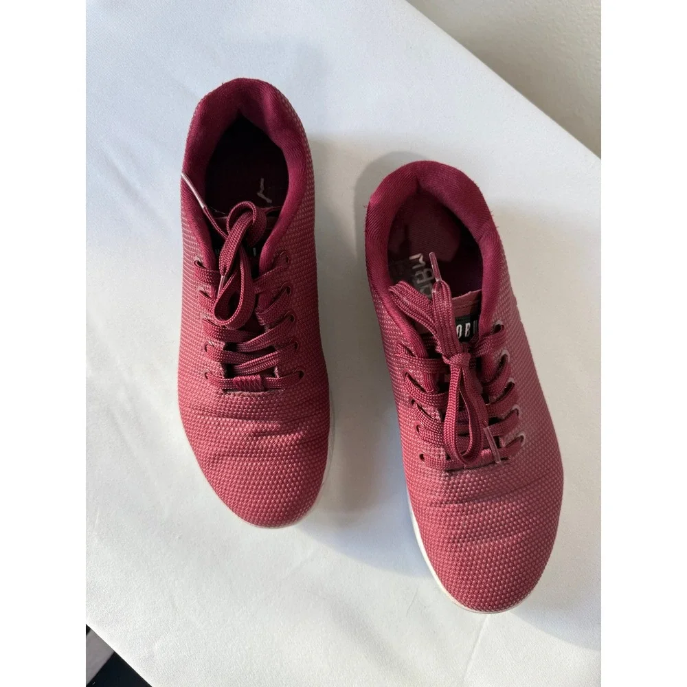 NOBULL‎ Burgundy Mesh Trainers Sneakers Womens Size 8 EUC